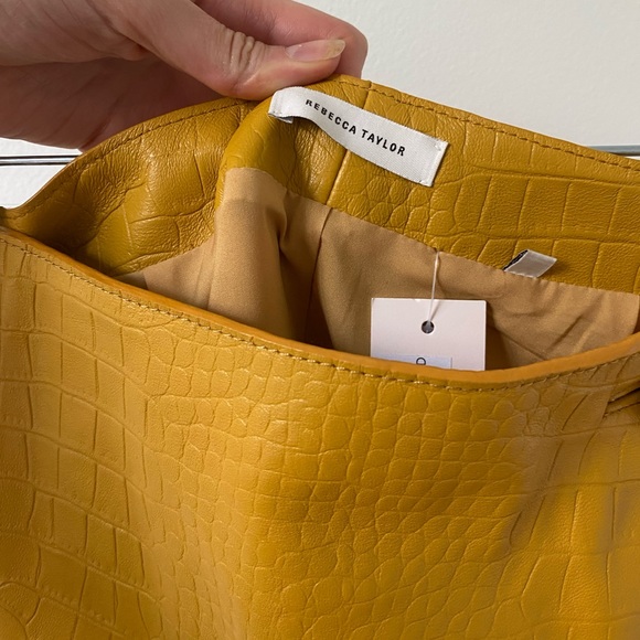 rebecca taylor leather skirt - Picture 6 of 6